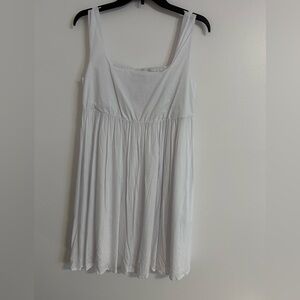 White fully lined summer dress